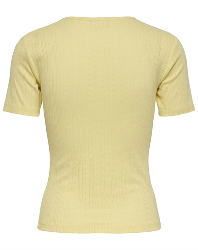 JDY - JDYSalsa Mia Life O-Neck Top - Double Cream